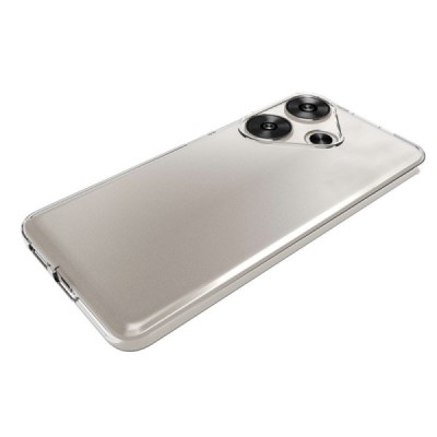 Poco F6 5G hard silicone (TPU) clear, transparent case - cover | Priedai.lt