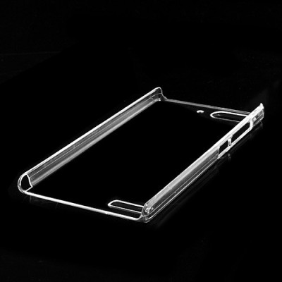 Huawei Ascend G6 plastikinis skaidrus (permatomas) dėklas - nugarėlė / Priedai.lt