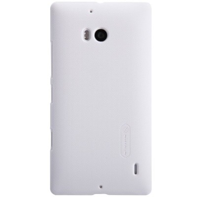 Nillkin Frosted Shield Nokia Lumia 930 baltas plastikinis dėklas + apsauginė ekrano plėvelė / Priedai.lt