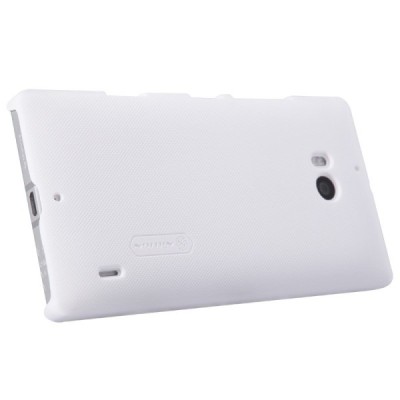 Nillkin Frosted Shield Nokia Lumia 930 baltas plastikinis dėklas + apsauginė ekrano plėvelė / Priedai.lt