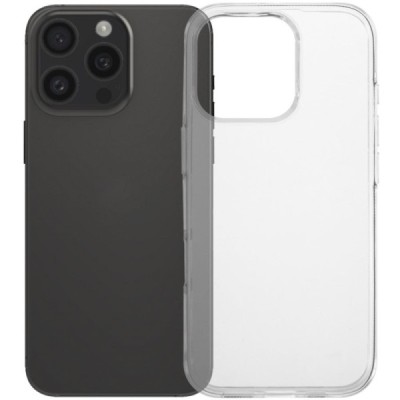 Apple iPhone 16 Pro Max hard silicone (TPU) clear, transparent case - cover | Priedai.lt