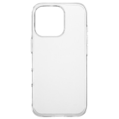 Apple iPhone 16 Pro Max hard silicone (TPU) clear, transparent case - cover | Priedai.lt