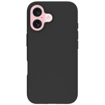 Apple iPhone 16 hard silicone (TPU) black case - cover | Priedai.lt