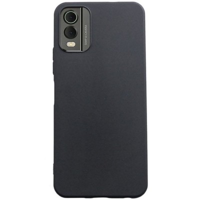Nokia C32 hard silicone (TPU) black case - cover | Priedai.lt
