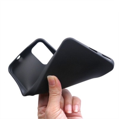 Nokia C32 hard silicone (TPU) black case - cover | Priedai.lt