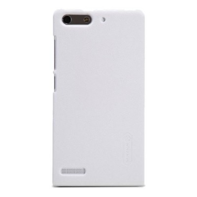 Nillkin Frosted Shield Huawei Ascend G6 baltas plastikinis dėklas + apsauginė ekrano plėvelė / Priedai.lt