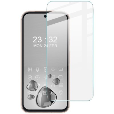Google Pixel 8A "Imak" 9H (partial coverage) enhanced protection transparent protective screen glass 0.3 mm | Priedai.lt