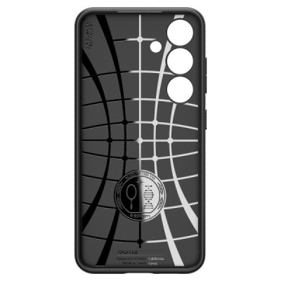 "Spigen" Liquid Air Samsung Galaxy S24 Black Hard Silicone Case Cover - Back | Priedai.lt
