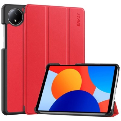 Xiaomi Redmi Pad SE 8,7 Flip Book Case - Red (foldable) | Priedai.lt