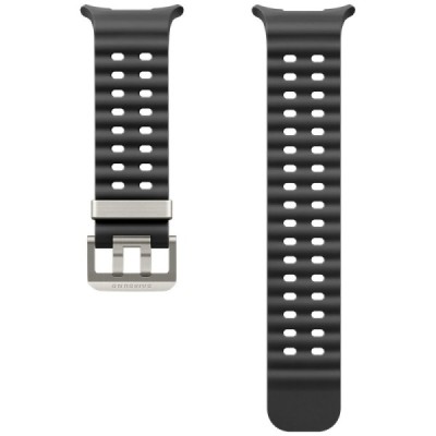 Samsung Galaxy Watch Ultra Marine smart watch hard silicone (TPU) gray bracelet - strap | Priedai.lt