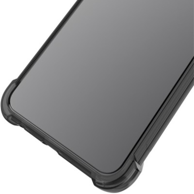 OnePlus 12R 5G (Ace 3) "Imak" reinforced protection hard silicone TPU transparent, gray case - back | Priedai.lt