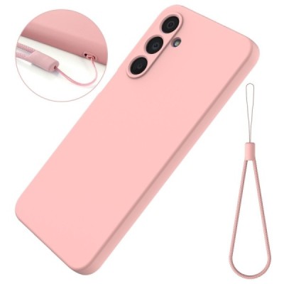Samsung Galaxy A16 "Shell" hard liquid silicone (TPU) case pink - cover | Priedai.lt