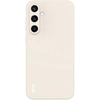 Samsung Galaxy S24 FE "Imak" hard silicone TPU black case - beige | Priedai.lt