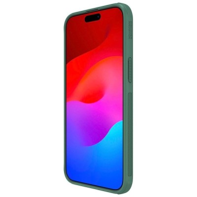 Apple iPhone 15 Pro Max „Nillkin“ Frosted Shield Pro žalias dėklas - nugarėlė | Priedai.lt