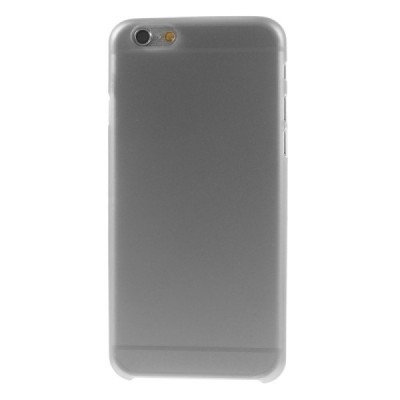 Ploniausias pasaulyje plastikinis skaidrus Apple iPhone 6 (6s) pilkas dėklas - nugarėlė / Priedai.lt