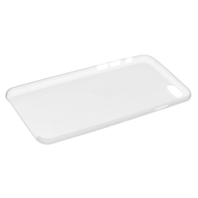 Ploniausias pasaulyje plastikinis skaidrus Apple iPhone 6 (6s) pilkas dėklas - nugarėlė / Priedai.lt