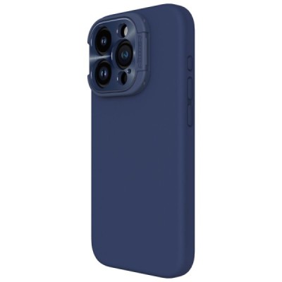 Apple iPhone 15 Pro „Nillkin“ Lenswing Magnetic mėlynas dėklas, nugarėlė su kameros apsauga | Priedai.lt