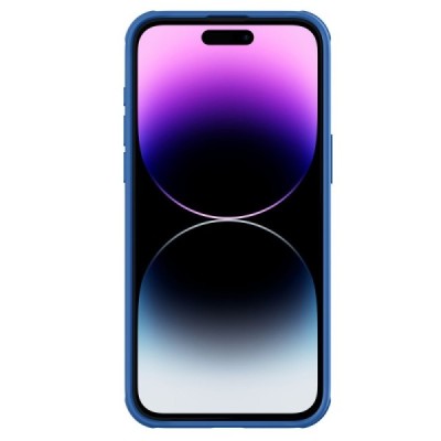 Apple iPhone 15 Pro Max „Nillkin“ CamShield Pro mėlynas dėklas, nugarėlė su kameros apsauga | Priedai.lt