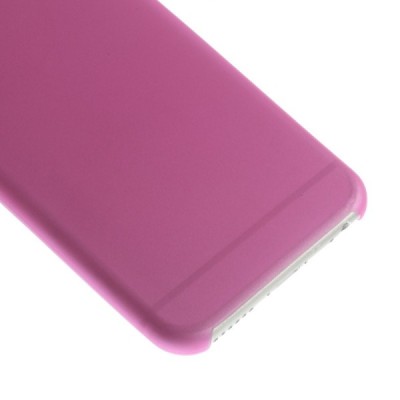 Ploniausias pasaulyje plastikinis skaidrus Apple iPhone 6 (6s) rožinis dėklas - nugarėlė / Priedai.lt