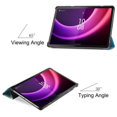 Lenovo Tab P11 11.5" Gen 2 atverčiamas spalvotas „Sakura“ dėklas - knygutė | Priedai.lt