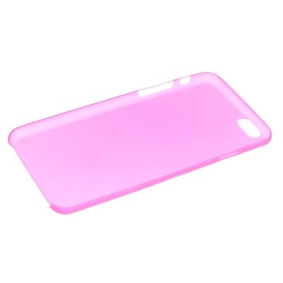 Ploniausias pasaulyje plastikinis skaidrus Apple iPhone 6 (6s) rožinis dėklas - nugarėlė / Priedai.lt