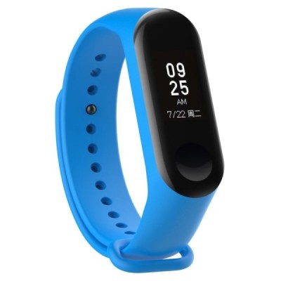 Išmaniojo laikrodžio Xiaomi Mi Band 4 kieto silikono (TPU) mėlyna apyrankė | Priedai.lt