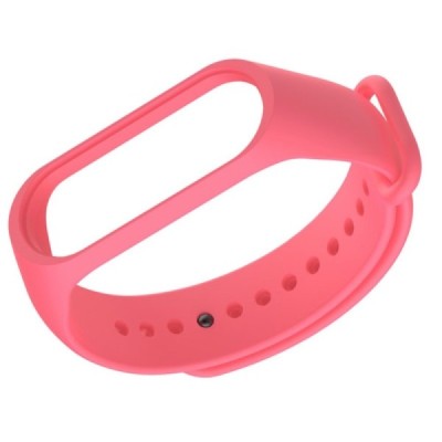 Išmaniojo laikrodžio Xiaomi Mi Band 4 kieto silikono (TPU) rožinė apyrankė | Priedai.lt