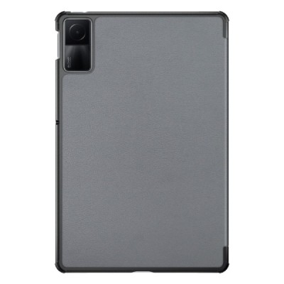 Xiaomi Redmi Pad SE 11" atverčiamas pilkas odinis dėklas (sulankstomas) | Priedai.lt