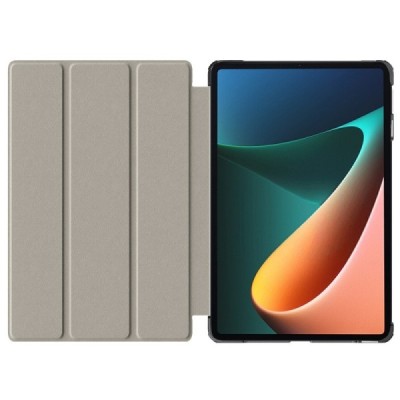 Xiaomi Pad 6 atverčiamas raudonas odinis dėklas (sulankstomas) | Priedai.lt