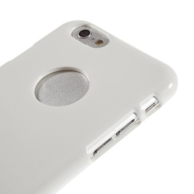 Apple iPhone 6 (6s) baltas Mercury kieto silikono (TPU) dėklas / Priedai.lt