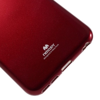 Apple iPhone 6 (6s) raudonas Mercury kieto silikono (TPU) dėklas / Priedai.lt