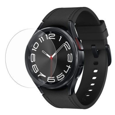Samsung Galaxy Watch6 Classic 47mm „Calans“ 9H Tempered Glass sustiprintos apsaugos skaidrus apsauginis ekrano stiklas 0,3 mm | 