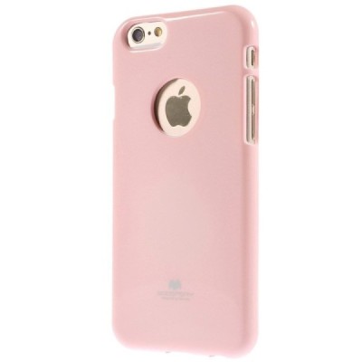 Apple iPhone 6 (6s) rožinis Mercury kieto silikono (TPU) dėklas / Priedai.lt