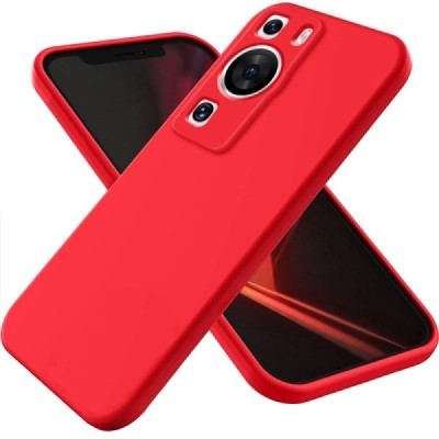 Huawei P60 (P60 Pro) Shell kieto silikono TPU raudonas dėklas - nugarėlė | Priedai.lt