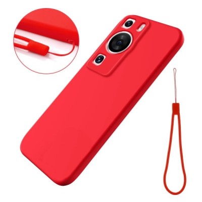 Huawei P60 (P60 Pro) Shell kieto silikono TPU raudonas dėklas - nugarėlė | Priedai.lt