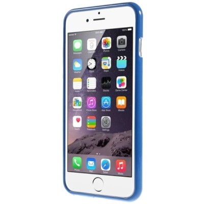 Apple iPhone 6 (6s) tamsiai mėlynas Mercury kieto silikono (TPU) dėklas / Priedai.lt