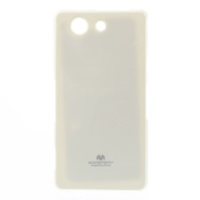 Sony Xperia Z3 Compact baltas Mercury kieto silikono (TPU) dėklas / Priedai.lt
