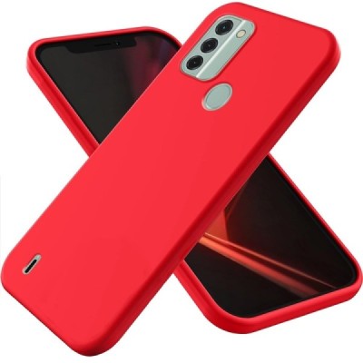 Nokia C31 Shell kieto silikono TPU raudonas dėklas - nugarėlė | Priedai.lt