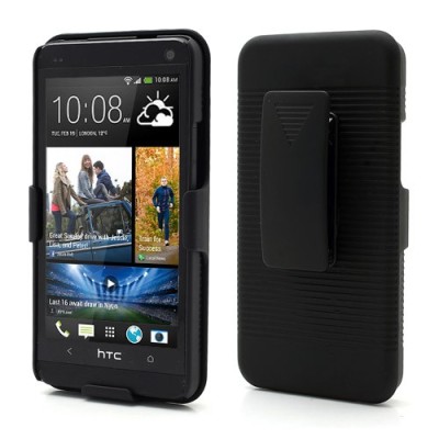 „Trys viename“ HTC One M7 juodas dėklas (Dėkliukas) / Priedai.lt