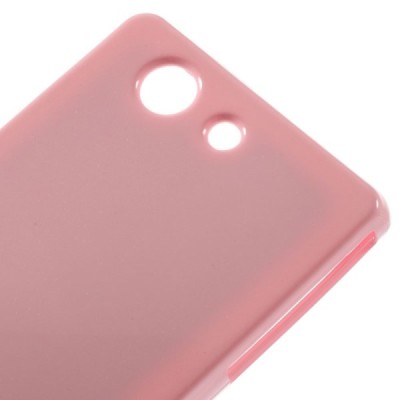 Sony Xperia Z3 Compact rožinis Mercury kieto silikono (TPU) dėklas / Priedai.lt