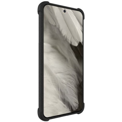 Google Pixel 8 Pro Imak sustiprintos apsaugos kieto silikono TPU juodas dėklas - nugarėlė | Priedai.lt