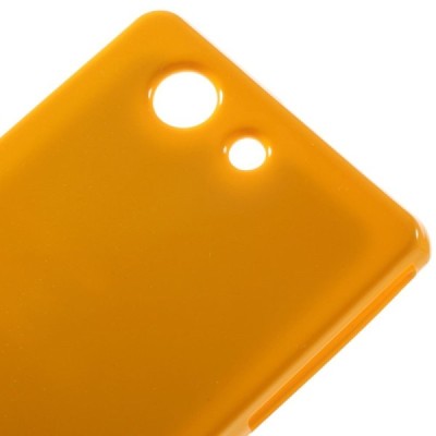 Sony Xperia Z3 Compact geltonas Mercury kieto silikono (TPU) dėklas / Priedai.lt