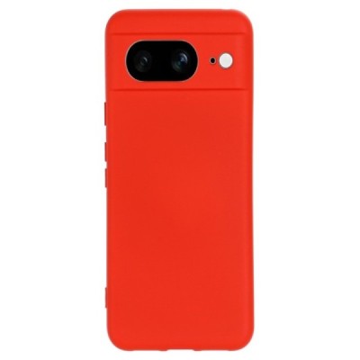 Google Pixel 8 Shell kieto silikono (TPU) dėklas raudonas - nugarėlė | Priedai.lt
