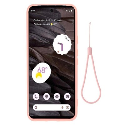 Google Pixel 8 Shell kieto silikono (TPU) dėklas rožinis - nugarėlė | Priedai.lt