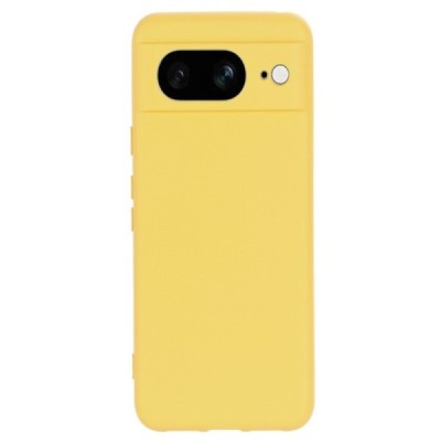 Google Pixel 8 Shell kieto silikono (TPU) dėklas geltonas - nugarėlė | Priedai.lt