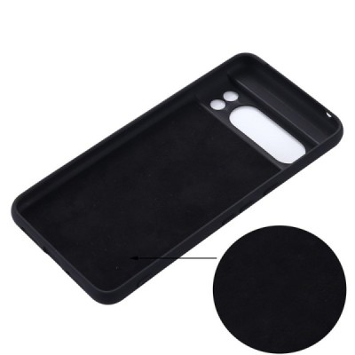 Google Pixel 8 Pro Shell kieto silikono (TPU) dėklas juodas - nugarėlė | Priedai.lt