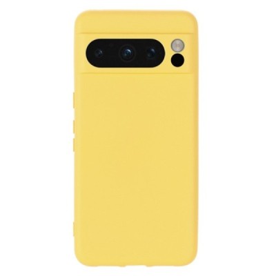 Google Pixel 8 Pro Shell kieto silikono (TPU) dėklas geltonas - nugarėlė | Priedai.lt