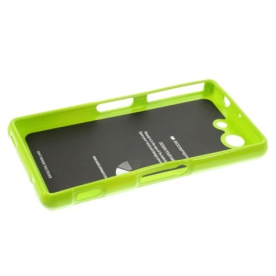 Sony Xperia Z3 Compact žalias Mercury kieto silikono (TPU) dėklas / Priedai.lt