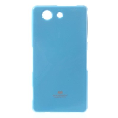 Sony Xperia Z3 Compact šviesiai mėlynas Mercury kieto silikono (TPU) dėklas / Priedai.lt