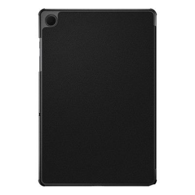 Samsung Galaxy Tab A11+ / A9+ flip black leather case - book | Priedai.lt